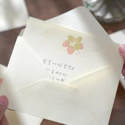 Carta retro escrevendo papel para convites de festa, papelaria, 4 folhas de papel estilo vintage, 2 Envelopes - Image 2