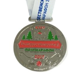 Medalha de evento esportivo personalizada para campeã com logotipo gravado com fita de algodão-50.8mm - Image 6