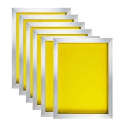Contagem de malha Serigrafia, quadro de alumínio, malha de seda, poliéster Pre-esticado, amarelo, 120, 300, 350, 420 - Image 1