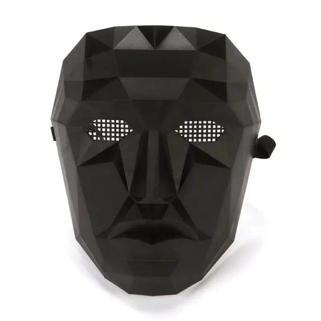 Máscara Facial Completa para Cosplay e Festas - Acessórios Criativos para Gerenciamento de Jogos