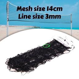 Rede profissional do voleibol do treinamento do esporte, rede do handebol, dobramento, loja fácil, saco para a grama, exterior, interno, praia, 9.5m x 1m - Image 4