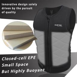 Jaqueta salva-vidas de neoprene para homens e mulheres, terno de flutuação adulto, surf, pesca, vela, canoagem - Image 5