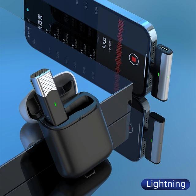 Microfone Sem Fio SX960 com Caixa de Carregamento - Mini Lavalier Portátil para Gravação de Áudio e Vídeo com Cancelamento de Ruído Ideal para Uso Externo
