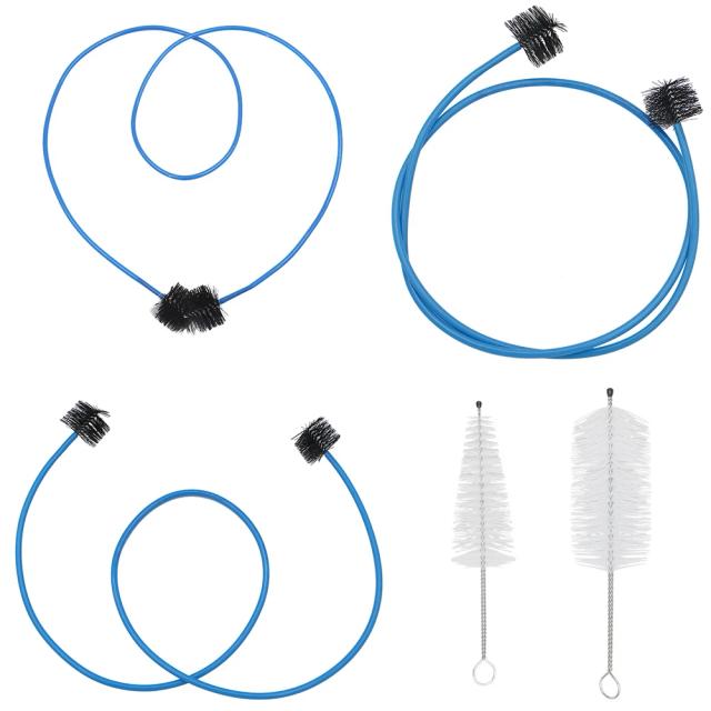 Kit Completo de Limpeza para Trompete com Bocal, Válvula e Escova de Cobra