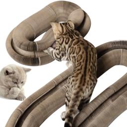 Gato dobrável órgão mágico gato arranhando placa brinquedo engraçado moagem garra dormir cama engrossado gato interativo brinquedos para animais de estimação suprimentos - Image 4