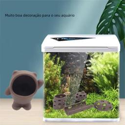 Decoração De Aquário De Cerâmica, abrigo De Camarão De Peixe, cerâmica Escorpião Casa, Canister Simulação De Pedra, grande Decoração Do Tanque De Peixes - Image 6