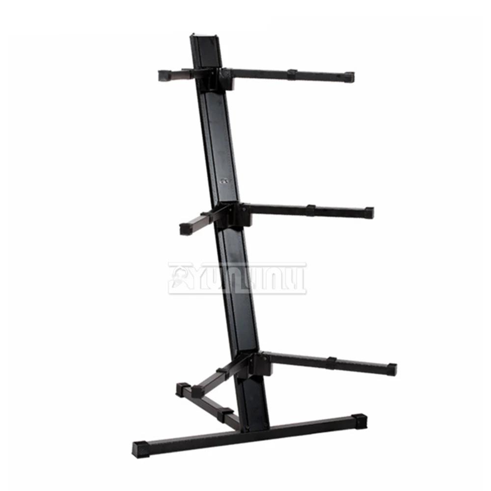 Suporte De Exposição Do Teclado De Altura Ajustável, Suporte De Aço, Suporte De Metal, Três Camadas, Instrumento Eletrônico, Sintetizador - Image 1