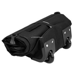 Saco suporte para prancha neve à prova d'água com rodas, sacos esqui para snowboard, resistente desgaste - Image 5