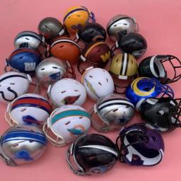 Coleção De Equipe De Futebol Americano Capacete De Lembrança, Ornamento De Basquete, Brinquedos Periféricos, Presente De Aniversário, 1/4, Jogo Americano - Image 2