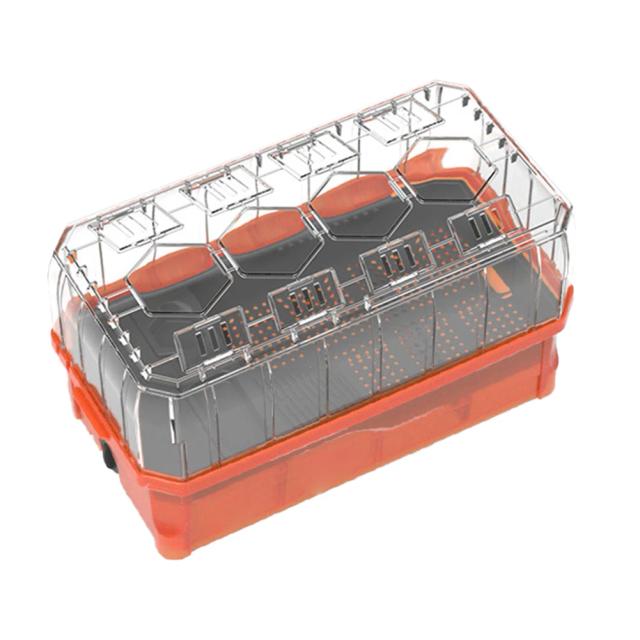 Kit Completo de Habitat para Tartarugas Aquáticas com Capa Anti-Fuga e Sistema de Drenagem
