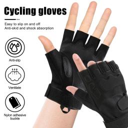 Luvas de Caça, Absorção de Choque, Bicicleta, Ciclismo, Escalada, Paintball, Tiro, Ao Ar Livre, Tático - Image 6