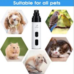 Máquina de cortar unhas do animal de estimação elétrico para cães e gatos elétrica máquina de cortar unhas do animal de estimação para cães cortador automático de garras do gato do cão clippers do prego trimme - Image 4