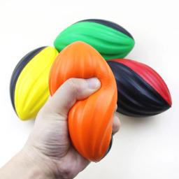 Slow Rebound Espiral Rugby Ball para Treinamento, brinquedo sólido para atividades da equipe, reutilizável, 5in, 1-5PCs - Image 5
