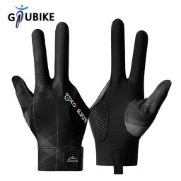Gtubik 1 pçs luvas de bilhar aperto aprimorado esquerda mão direita aberta três dedos luvas de bilhar snooker tênis de mesa luvas - Image 1