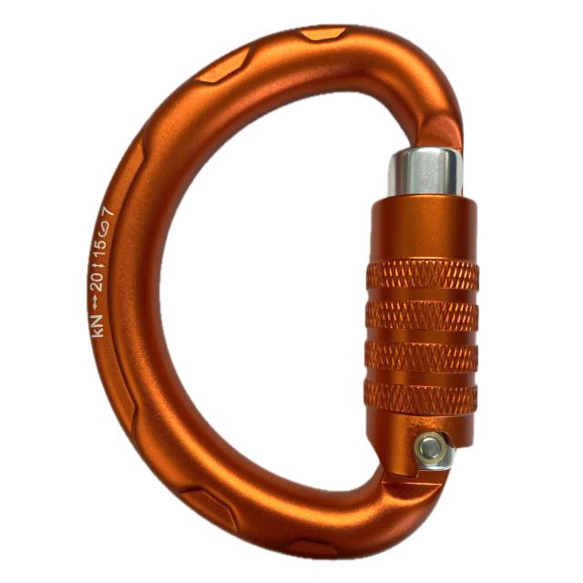 Carabiners Semi-circulares Triplo Auto Lock CLIWIZ para Montanhismo, Escalada e Caving - Alta Capacidade e Seguros com Certificação CE e UIAA