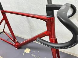 Coln V4RS quadro de bicicleta de estrada de fibra de carbono cor personalizável quadro à prova de vento T1000 freios a disco de fibra de carbono podem ser adaptados para DI2 - Image 4