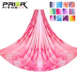 Anti-Gravidade Ombre Yoga Hammock para Crianças, Aerial Yoga Equipamento, Balanço Aéreo, Dispositivo de Tração, Fitness, 4m - Image 4