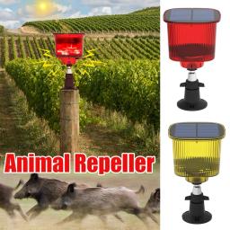 Animal selvagem Solar Repeller com luz intermitente, dissuasor, som e luz alarme, repelente para exterior - Image 2