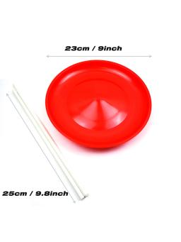 Malabarismo Spinning Plates Sticks para crianças e adultos, Balance Skills Turntable, Acrobatic Performance Supplies, Classic Balance Toy - Image 6