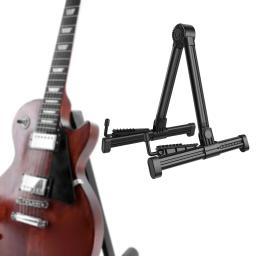 Universal Guitarra Elétrica Stand, A Frame Musical Rack Holder, Folding Instrumento Stand, Baixo Acessório - Image 5