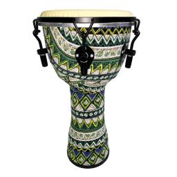 Percussão Africano Djembe Drum, bordado padrão, estilo nacional, atacado, 8.10.12 Polegada - Image 3