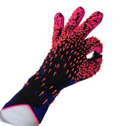 Novo látex futebol goleiro luvas engrossado futebol proteção profissional crianças adulto goleiro futebol esportes goleiro luva - Image 2