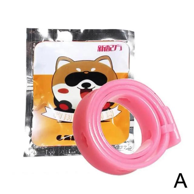 Coleira Ajustável Repelente de Silicone para Cães e Gatos - Eficaz contra Pulgas e Carrapatos com Ingredientes Naturais - 27cm