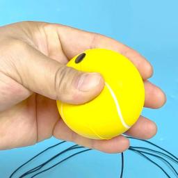 Bola de tênis com corda para homens, bola de treinamento para autoprática, interior e exterior - Image 5