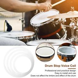 Anéis de amortecimento para bateria, Percussão Snare Drum, Silenciadores para concerto - Image 4