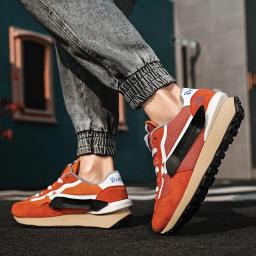Tênis de corrida respirável de luxo masculino, Tênis Casual Masculino, Treinador de tênis, Mocassins Moda Corrida - Image 5