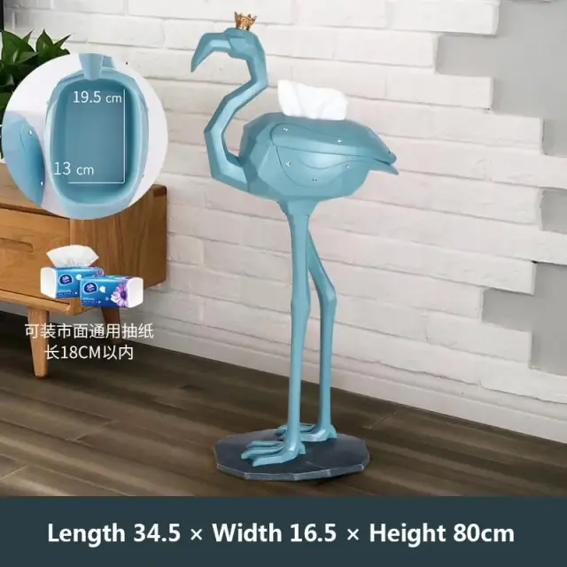 Estátua de Flamingo em Resina: Decoração Criativa para Sala de Estar e Banheiro com Artesanato Personalizado