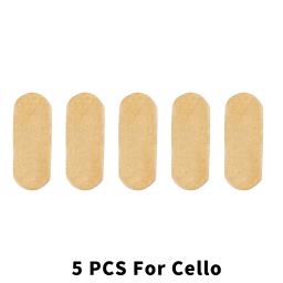 Conjunto de ponte para violoncelo, 5 peças, protetores de cordas, instrumentos musicais acessórios - Image 2