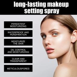 Eelhoe maquiagem configuração spray acabamento fosco à prova dwaterproof água de longa duração óleo controle refrescante rápida fundação fixer compõem spray - Image 4