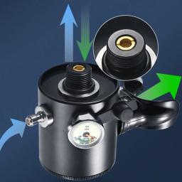 Cilindro De Oxigênio De Mergulho De Mergulho, bomba De Mão De Ar, equipamento De Mergulho, Tanque De Reserva, 0.5L - Image 2