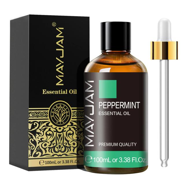 Óleo Essencial Mayjam com Conta-gotas - Sândalo, Lavanda, Eucalipto e Baunilha para Aromaterapia e Difusores 100ml