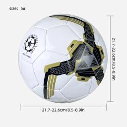 1pc bola de futebol durável de tamanho padrão profissional, treinamento de competição ao ar livre, entretenimento - Image 5