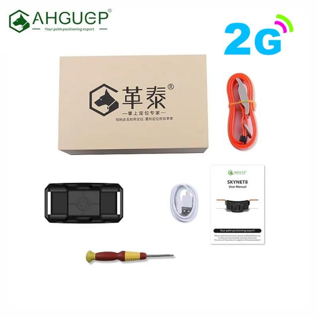 GPS Tracker Ahguep para Cães de Caça: Rastreio em Tempo Real, Monitoramento de Voz e Segurança com Aplicativo Gratuito.