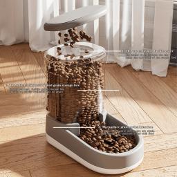 Alimentador automático de água para cães e gatos, grande capacidade, transparente, visível, alimentação automática para animais de estimação, suprimentos de rega fluida - Image 2