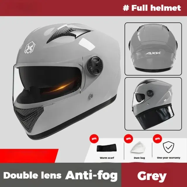 Capacete de Motocicleta Completo em Alta Qualidade para Homens e Mulheres - Acessórios DOT Aprovados e em Alta Demanda