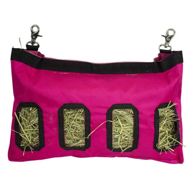 Bolsa Alimentadora Pendural de Feno para Coelhos e Cobaias - Dispensador de Ração em Pano Oxford para Pequenos Animais de Estimação