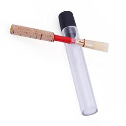 Palhetas macias para oboé com tubo de plástico, peças de reposição para instrumentos de sopro, palhetas de cortiça - Image 2