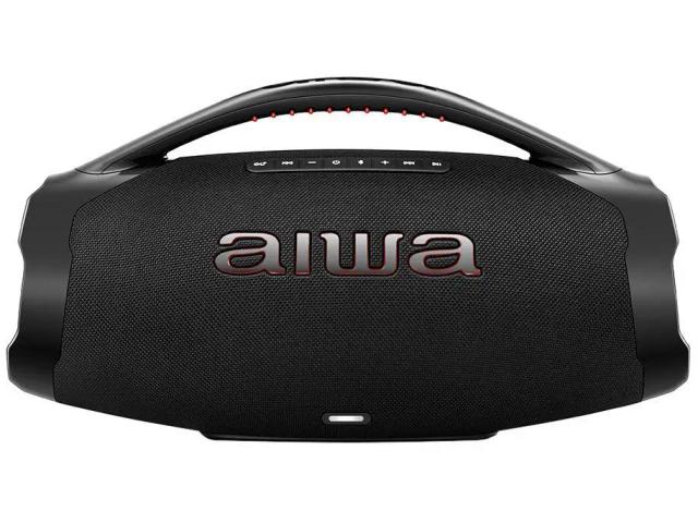 Caixa de Som Aiwa Boombox Plus AWS-BBS-01-B Bluetooth Amplificada 200W USB Bivolt