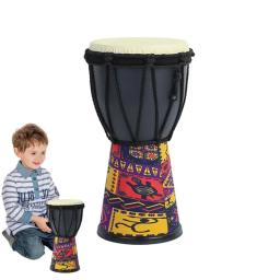 Bateria africana leve, pele de cabra profissional esculpida à mão para crianças e adultos, iniciantes, música do jardim de infância - Image 1