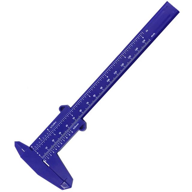 Paquímetro Vernier Mini de Alta Precisão para Estudantes - Calibre Digital Colecionável de 0 a 150mm