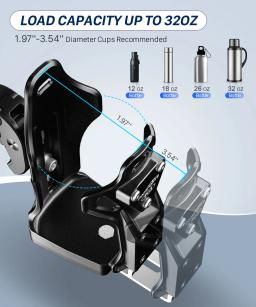 Suporte de copo para motocicleta Fodsports, suporte universal para garrafa de água de bicicleta, suporte para modificação de bicicleta de motocicleta - Image 3