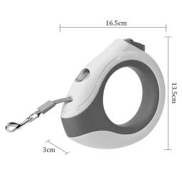 Trela Luminosa Durável Do Cão, Retrátil Automático, Nylon Pet Chumbo Extensão, Filhote de Cachorro Andando e Correndo, Roleta para Cães, 3m - Image 6