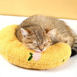Almofada em forma de U para animais, ajuda confortável para dormir, travesseiro de pescoço para cães e gatos, suprimentos para animais, novo inverno, 2022 - Image 3