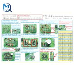 60 segundo temporizador de contagem regressiva diy kit vermelho inteligente sincronismo alarme eletrônico peças e componentes eletronicos eletrônico diy - Image 5