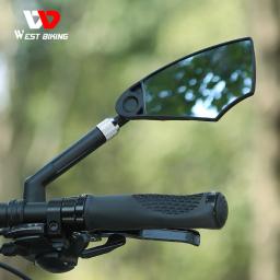 Bicicleta OCIDENTAL-Espelho Anti-Reflexo Bicicleta, Vista à Prova de Explosão, Ampla Gama, Visão Traseira, Espelho Retrovisor, 360 Graus de Rotação Bike Tools - Image 2