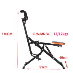Fitness ginásio equipamento peso ab poder total crise cavaleiro musculação exercício cavalo equitação máquina - Image 5